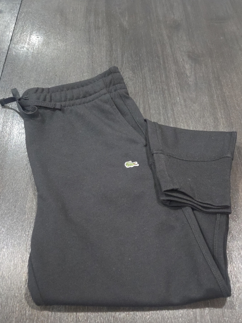 NWT LACOSTE Women's Jogger In BLack - Size 38 /US 6 / M